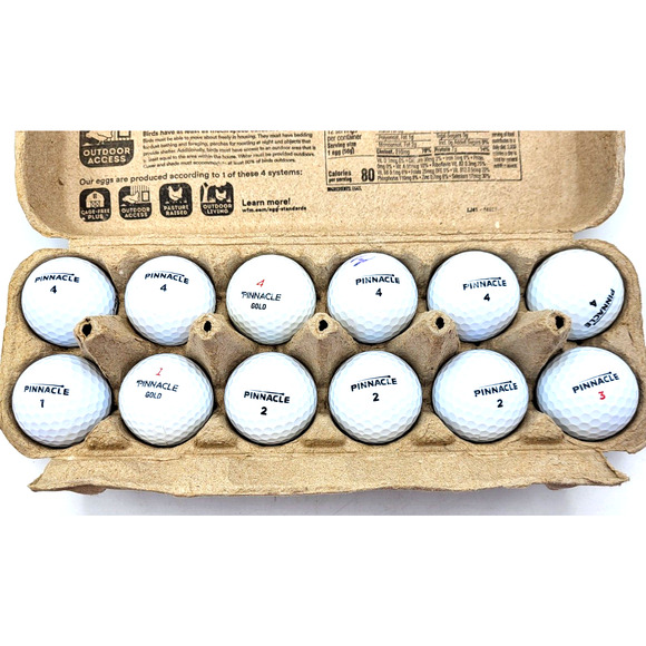 One Dozen PINNACLE Golf Balls Good Used - Picture 4 of 4